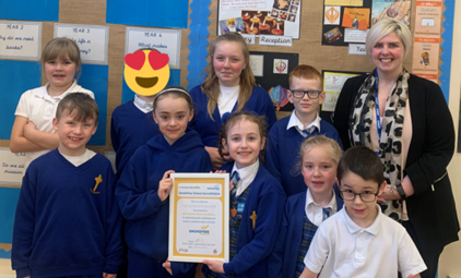 Gold Smokefree School Award Holy Cross Primary school 