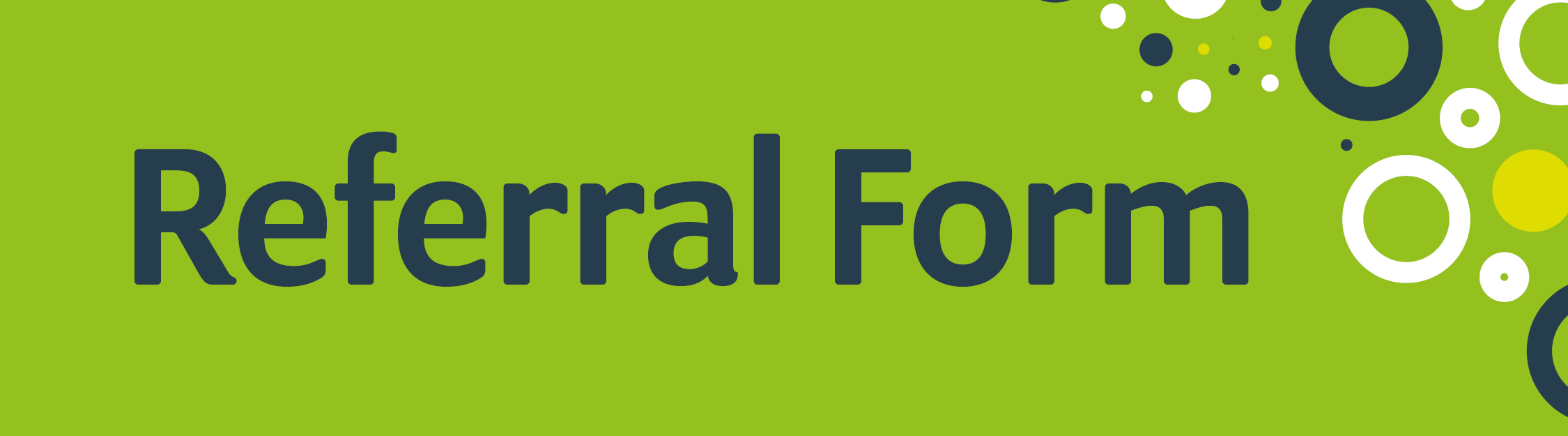 Referral Form button