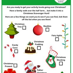 Christmas scavenger hunt